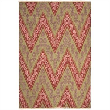 Safavieh 8 x 10 ft. Rectangle- Contemporary David Easton Mauve Pink Hand Knotted Rug DVE513A-8